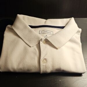 Club Room White Polo Shirt Classic Cotton Design